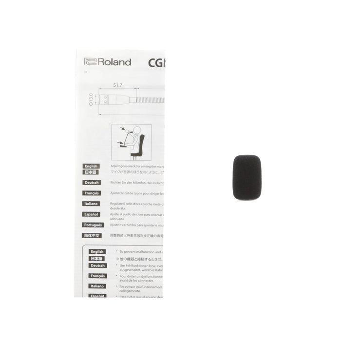 【中古品】Roland CGM-30 グースネックマイクロホン