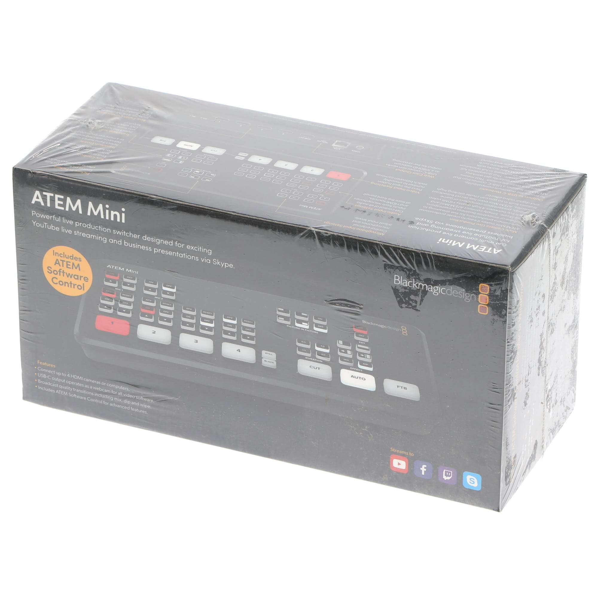 Blackmagic ATEM Mini 中古美品 Blackmagic Design Atem Mini Pro ISO HDMI Live Stream Switcher for