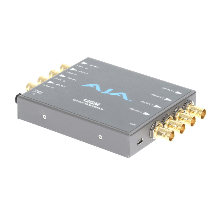 【決算セール2026】【中古品】AJA Video Systems 12GM 12G/3G-SDI対応マルチプレクサー/デマルチプレクサー