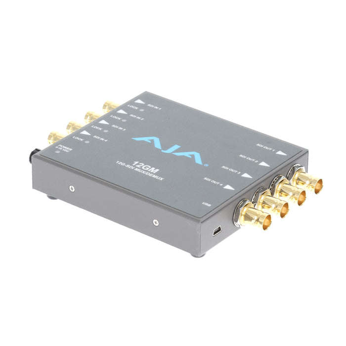 【中古品】AJA Video Systems 12GM 12G/3G-SDI対応マルチプレクサー/デマルチプレクサー