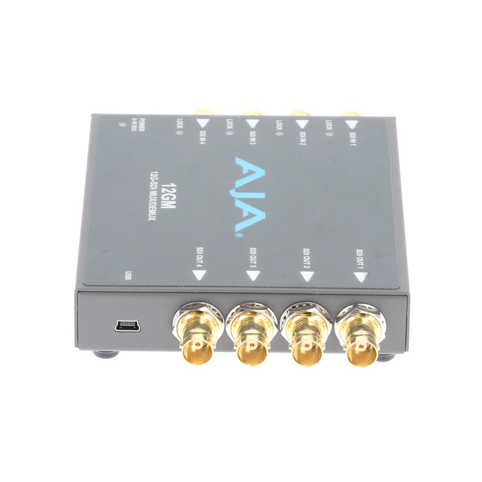 【中古品】AJA Video Systems 12GM 12G/3G-SDI対応マルチプレクサー/デマルチプレクサー