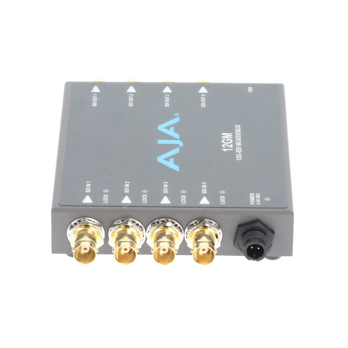 【中古品】AJA Video Systems 12GM 12G/3G-SDI対応マルチプレクサー/デマルチプレクサー