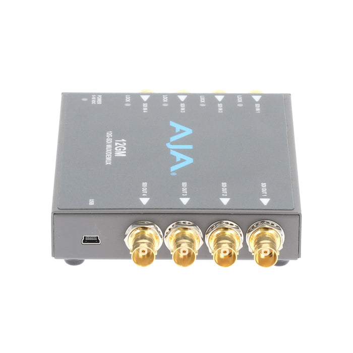 【決算セール2026】【中古品】AJA Video Systems 12GM 12G/3G-SDI対応マルチプレクサー/デマルチプレクサー