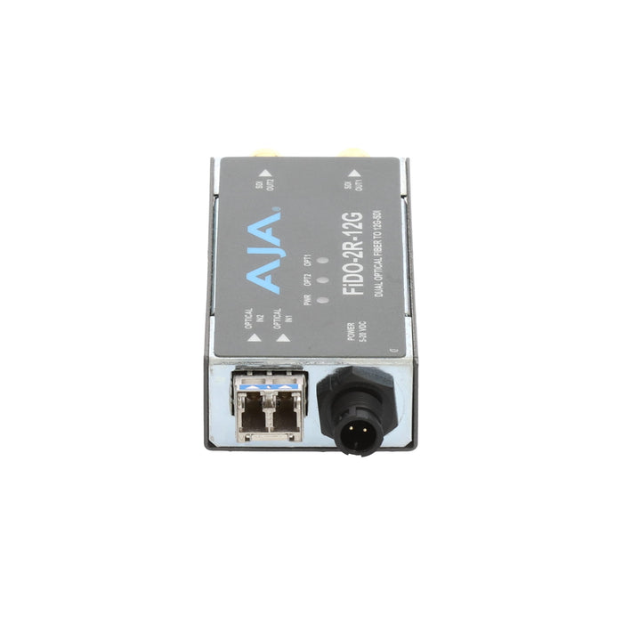 【決算セール2026】【中古品】AJA Video Systems FiDO-2R-12G 2ch シングルモード LC Fiber → 12G-SDI 受信機