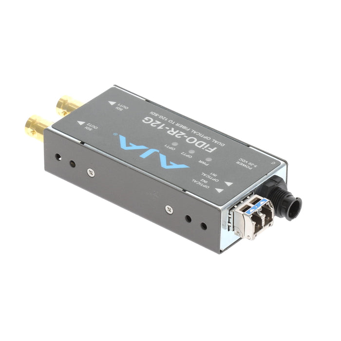 【決算セール2026】【中古品】AJA Video Systems FiDO-2R-12G 2ch シングルモード LC Fiber → 12G-SDI 受信機