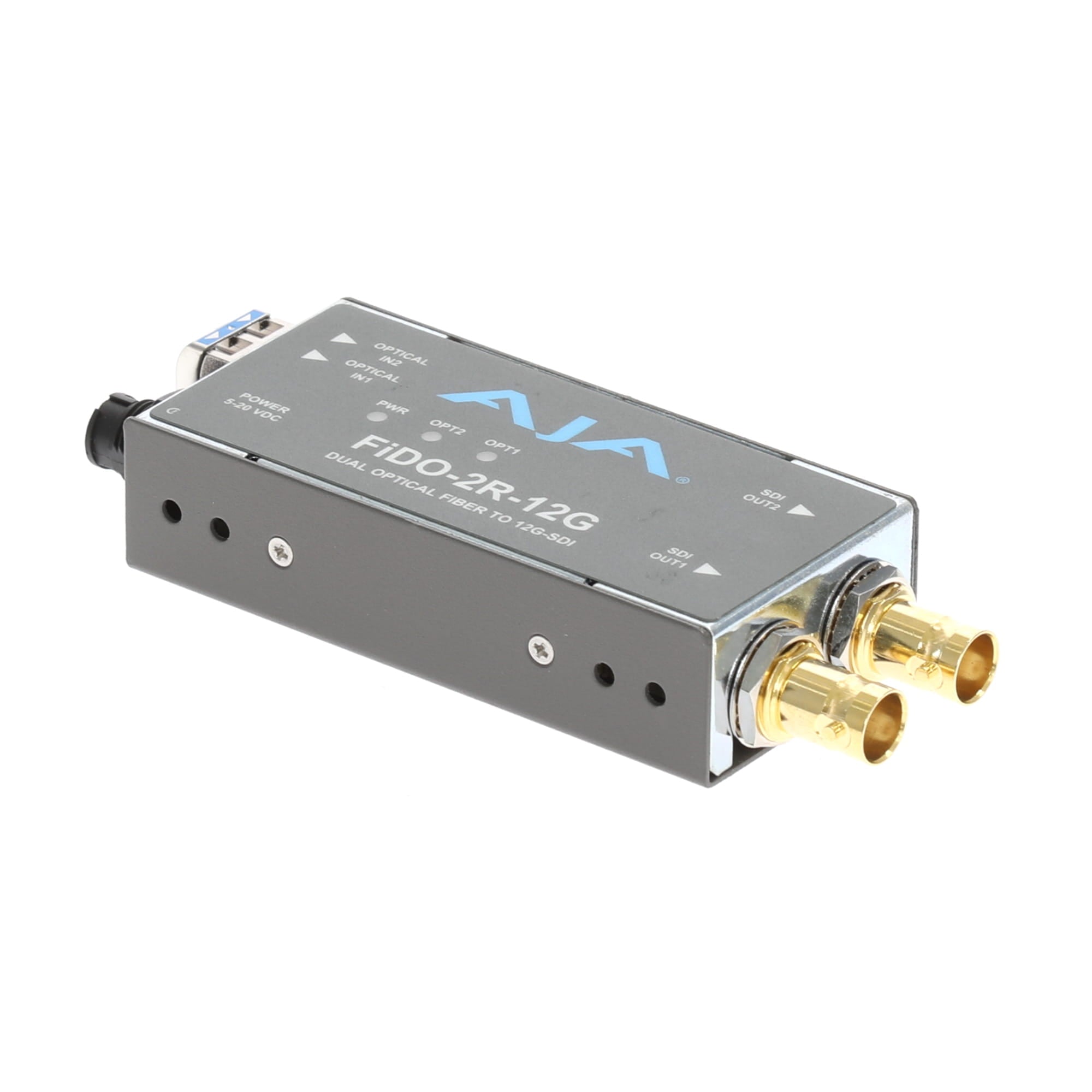 中古品】AJA Video Systems FiDO-2R-12G 2ch シングルモード LC Fiber