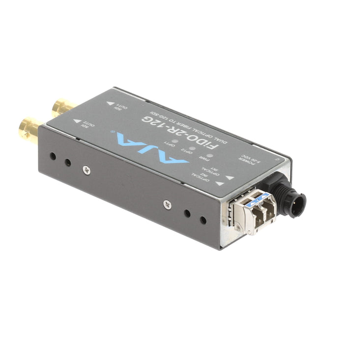 【決算セール2026】【中古品】AJA Video Systems FiDO-2R-12G 2ch シングルモード LC Fiber → 12G-SDI 受信機
