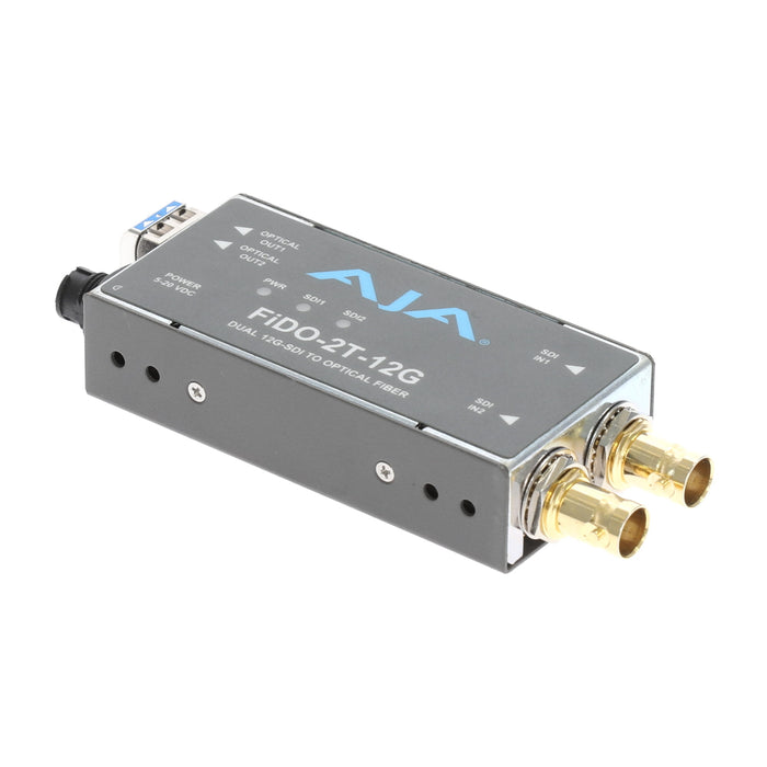 【決算セール2026】【中古品】AJA Video Systems FiDO-2T-12G 2ch 12G-SDI → シングルモード LC Fiber 送信機