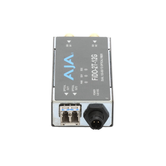 【決算セール2026】【中古品】AJA Video Systems FiDO-2T-12G 2ch 12G-SDI → シングルモード LC Fiber 送信機