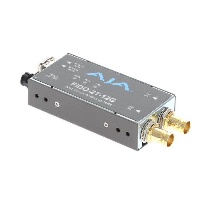 【決算セール2026】【中古品】AJA Video Systems FiDO-2T-12G 2ch 12G-SDI → シングルモード LC Fiber 送信機