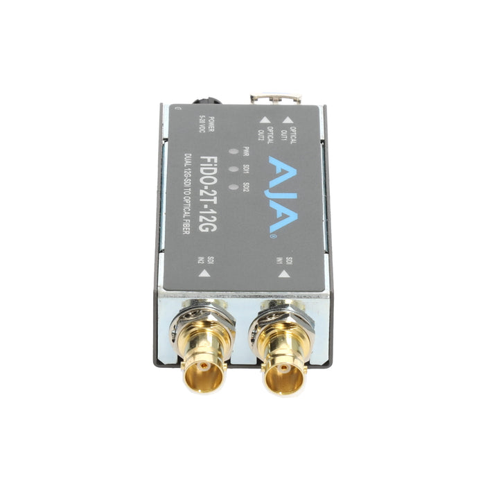 【決算セール2026】【中古品】AJA Video Systems FiDO-2T-12G 2ch 12G-SDI → シングルモード LC Fiber 送信機