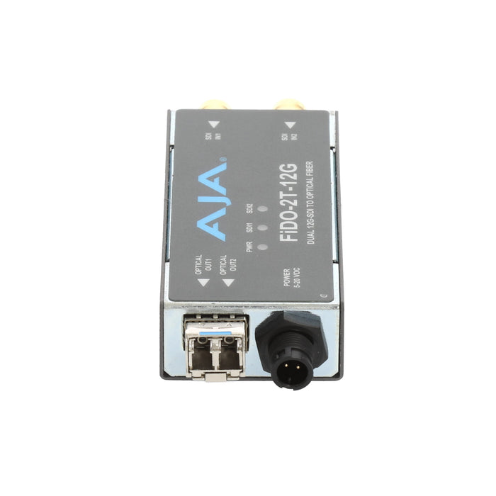 【決算セール2026】【中古品】AJA Video Systems FiDO-2T-12G 2ch 12G-SDI → シングルモード LC Fiber 送信機