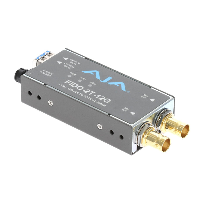 【決算セール2026】【中古品】AJA Video Systems FiDO-2T-12G 2ch 12G-SDI → シングルモード LC Fiber 送信機