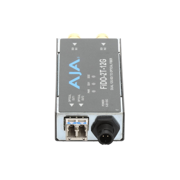 【決算セール2026】【中古品】AJA Video Systems FiDO-2T-12G 2ch 12G-SDI → シングルモード LC Fiber 送信機