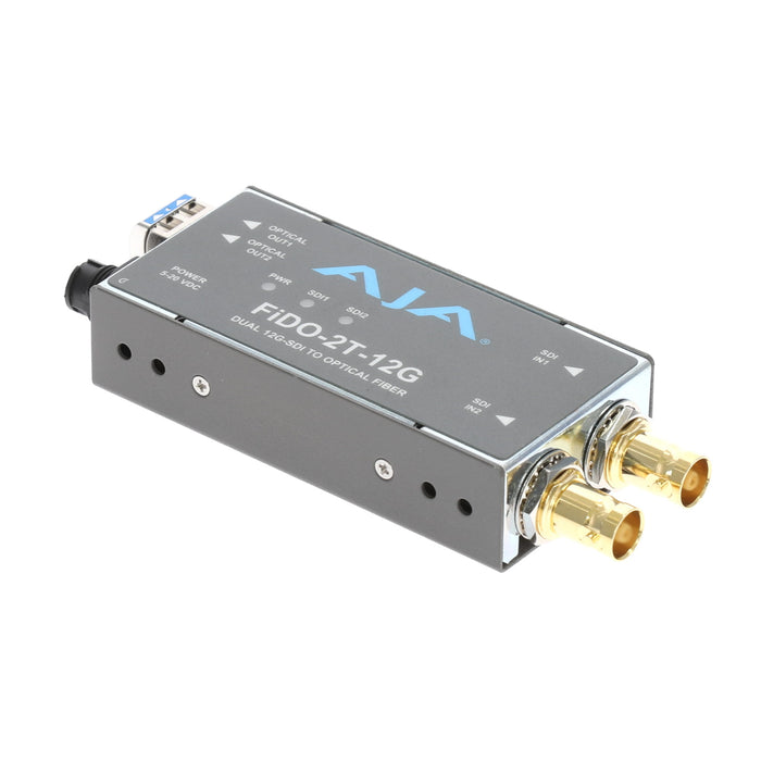 【決算セール2026】【中古品】AJA Video Systems FiDO-2T-12G 2ch 12G-SDI → シングルモード LC Fiber 送信機