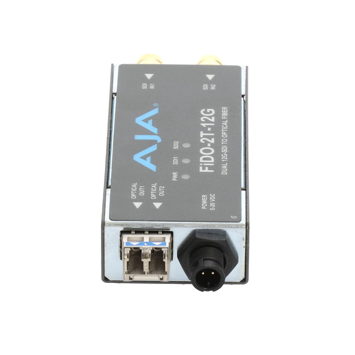 【決算セール2026】【中古品】AJA Video Systems FiDO-2T-12G 2ch 12G-SDI → シングルモード LC Fiber 送信機