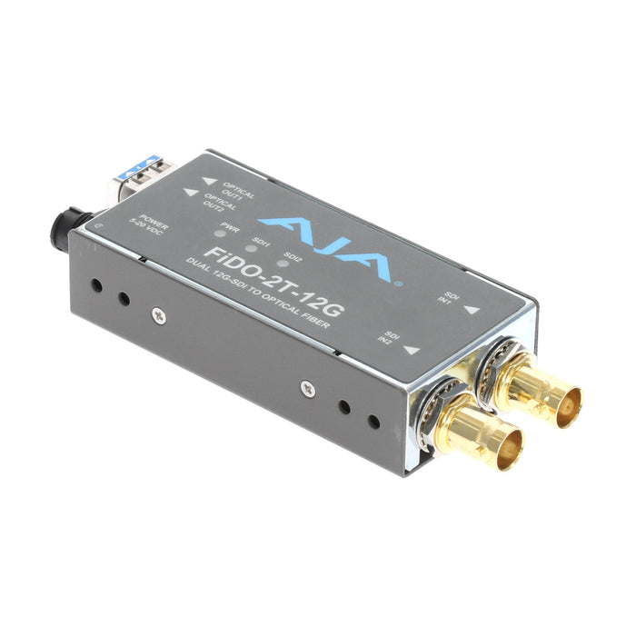 【決算セール2026】【中古品】AJA Video Systems FiDO-2T-12G 2ch 12G-SDI → シングルモード LC Fiber 送信機