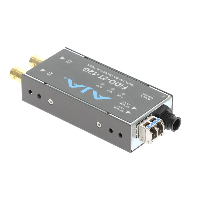 【決算セール2026】【中古品】AJA Video Systems FiDO-2T-12G 2ch 12G-SDI → シングルモード LC Fiber 送信機