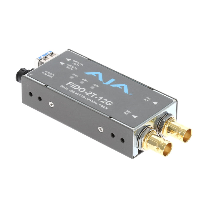【決算セール2026】【中古品】AJA Video Systems FiDO-2T-12G 2ch 12G-SDI → シングルモード LC Fiber 送信機
