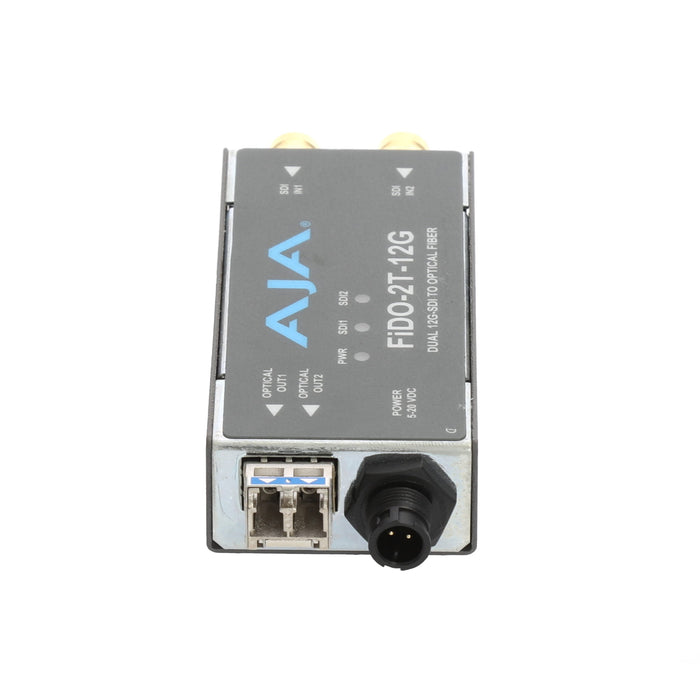 【決算セール2026】【中古品】AJA Video Systems FiDO-2T-12G 2ch 12G-SDI → シングルモード LC Fiber 送信機