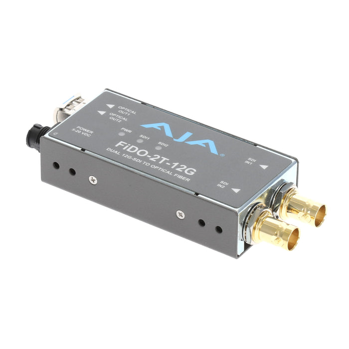 【決算セール2026】【中古品】AJA Video Systems FiDO-2T-12G 2ch 12G-SDI → シングルモード LC Fiber 送信機