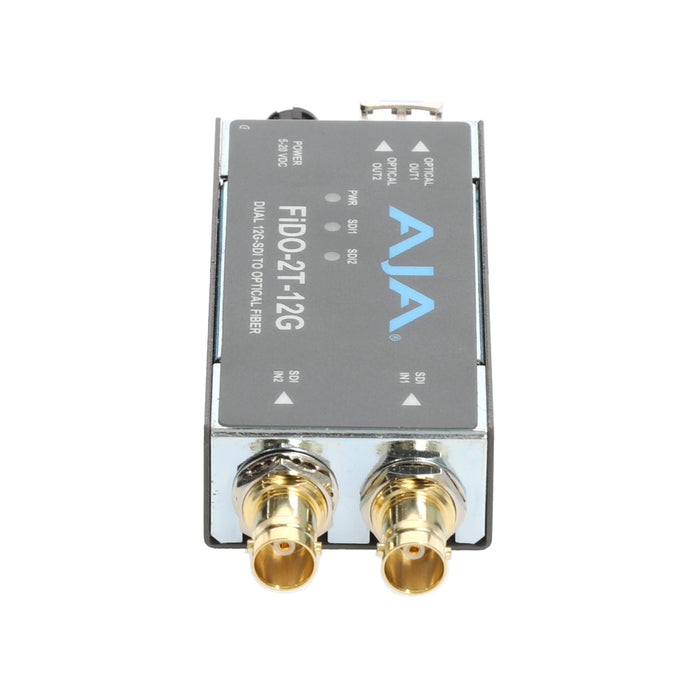 【決算セール2026】【中古品】AJA Video Systems FiDO-2T-12G 2ch 12G-SDI → シングルモード LC Fiber 送信機