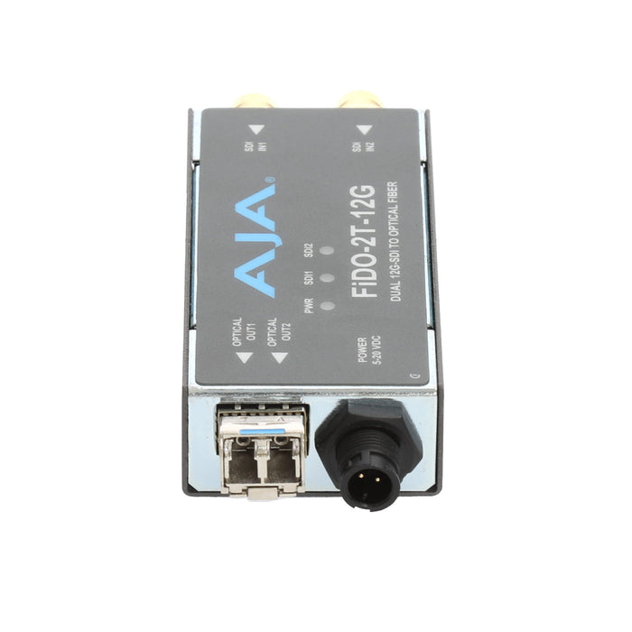 【決算セール2026】【中古品】AJA Video Systems FiDO-2T-12G 2ch 12G-SDI → シングルモード LC Fiber 送信機