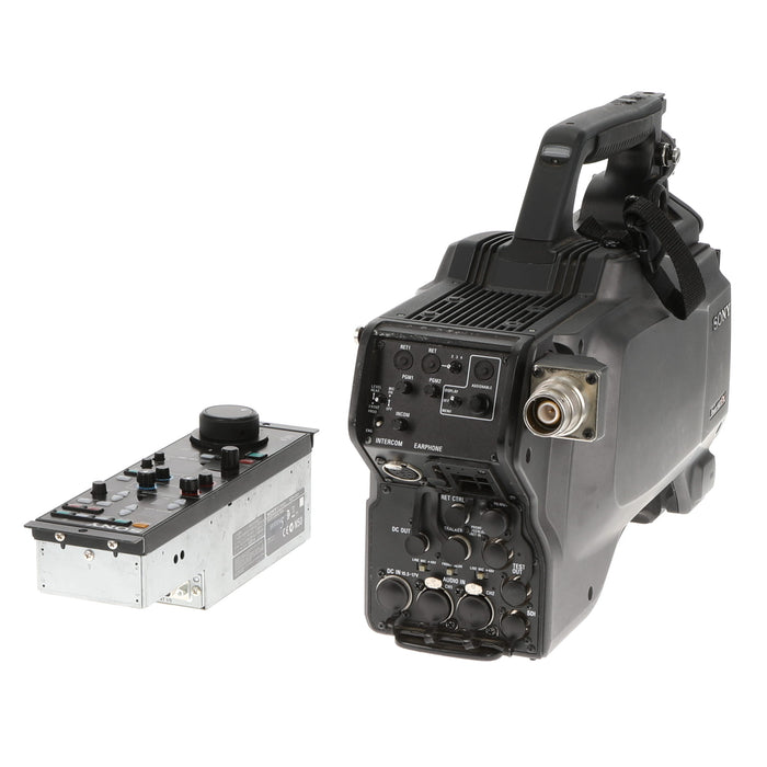 【中古品】SONY HXC-100T + HXCU-100T + RCP-1001 デジタルトライアックスマルチフォーマットカメラ + カメラコントロールユニット +　リモートコントロールパネル