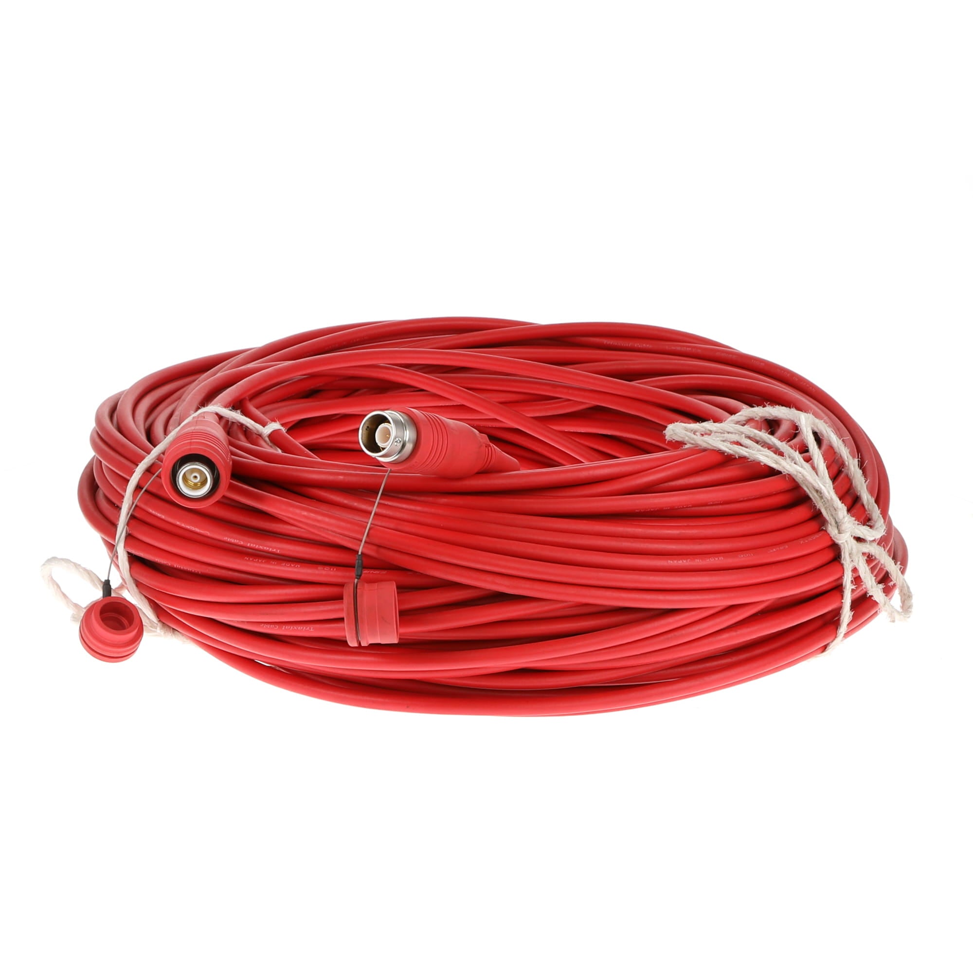 あんぱん　赤100 中生500 中古品】CANARE TXC100 100M RED テレビカメラケーブル（トライ