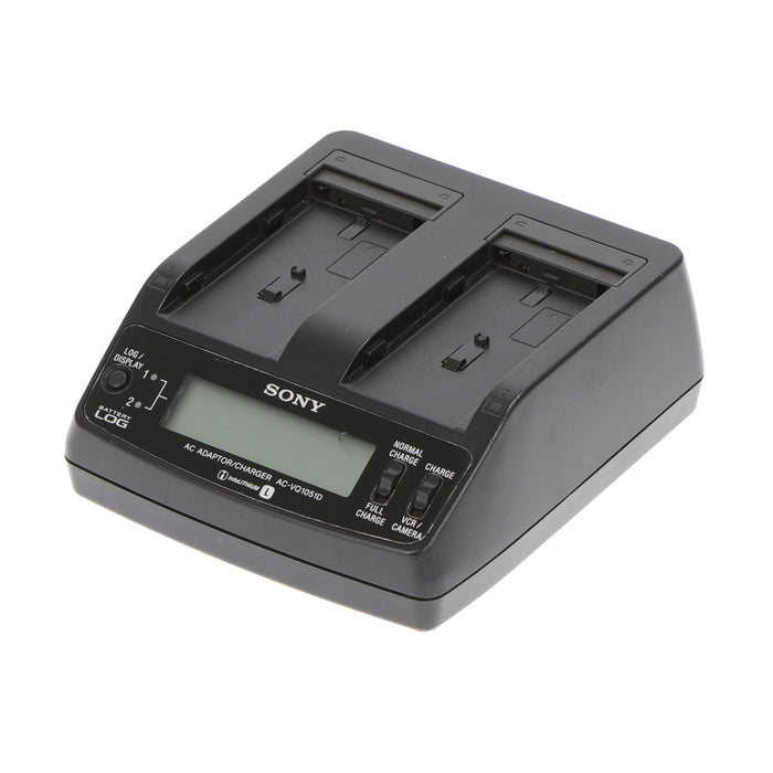 【中古品】SONY AC-VQ1051D ACアダプター/チャージャー(バッテリーパック2個付属)