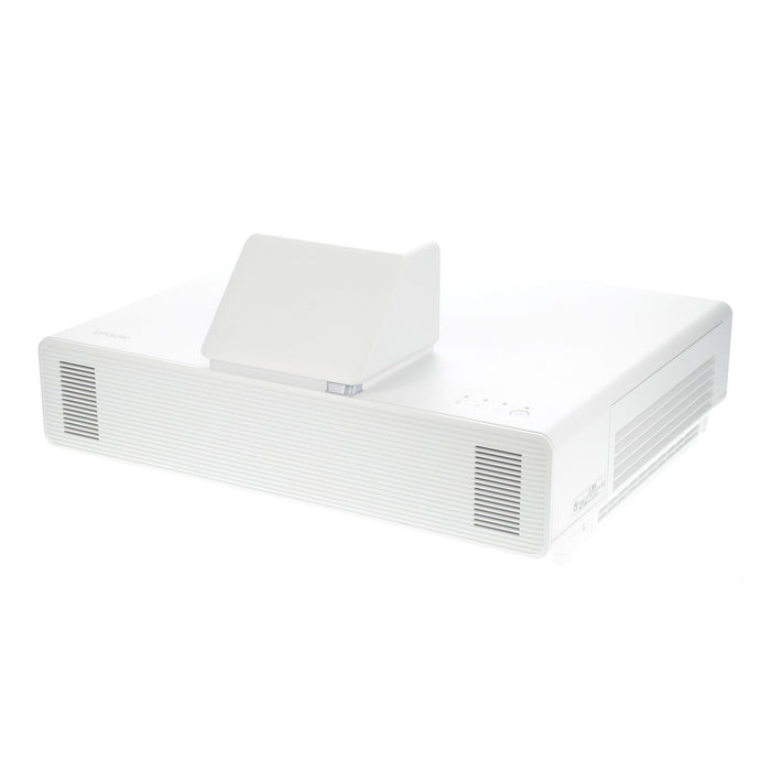 【中古品】EPSON EB-800F ビジネスプロジェクター(超短焦点壁掛け対応モデル/レーザー光源/5000lm/Full HD/ホワイトモデル)