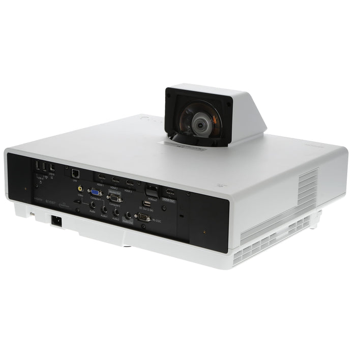 【中古品】EPSON EB-800F ビジネスプロジェクター(超短焦点壁掛け対応モデル/レーザー光源/5000lm/Full HD/ホワイトモデル)