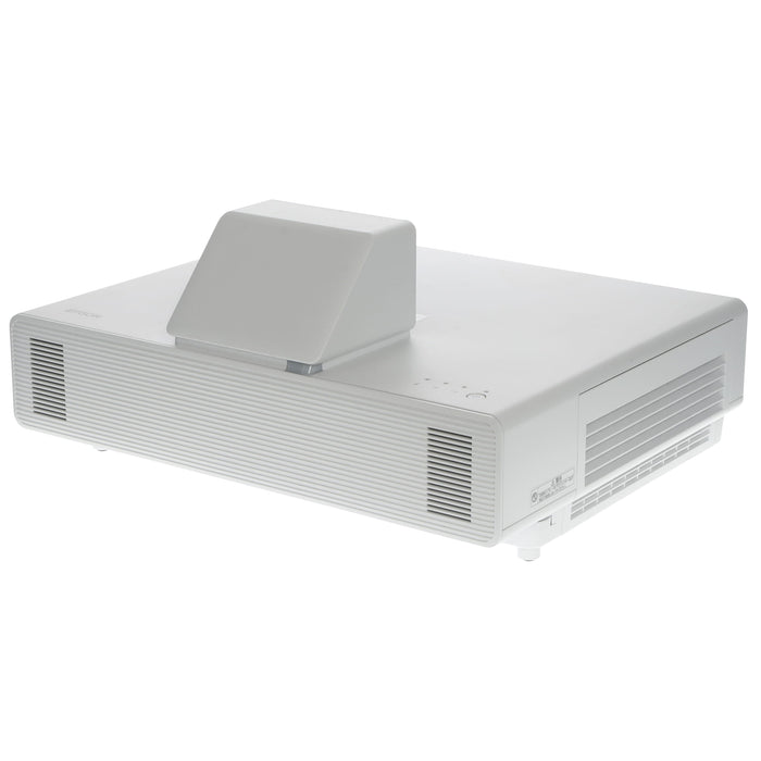 【中古品】EPSON EB-800F ビジネスプロジェクター(超短焦点壁掛け対応モデル/レーザー光源/5000lm/Full HD/ホワイトモデル)