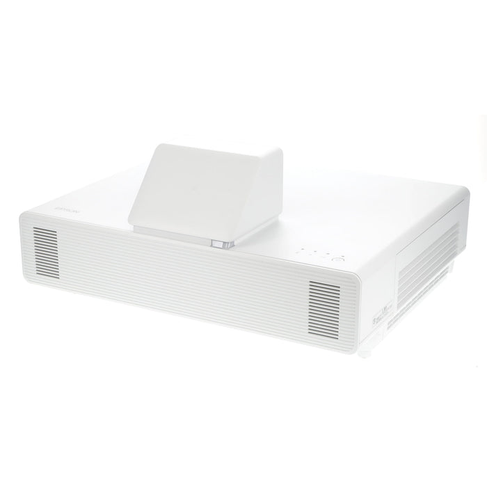 【中古品】EPSON EB-800F ビジネスプロジェクター(超短焦点壁掛け対応モデル/レーザー光源/5000lm/Full HD/ホワイトモデル)