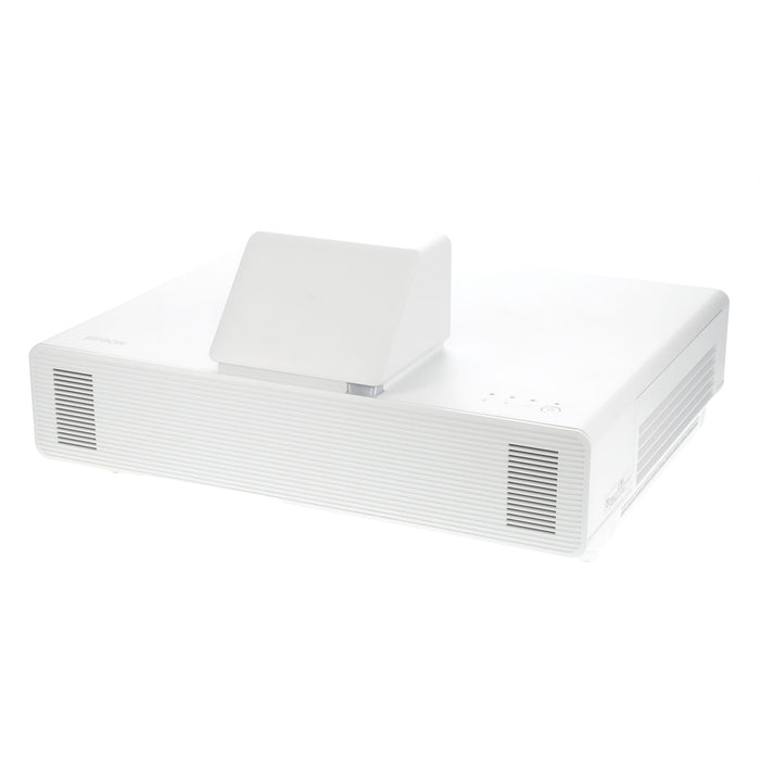 【中古品】EPSON EB-800F ビジネスプロジェクター(超短焦点壁掛け対応モデル/レーザー光源/5000lm/Full HD/ホワイトモデル)