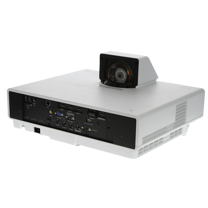 【中古品】EPSON EB-800F ビジネスプロジェクター(超短焦点壁掛け対応モデル/レーザー光源/5000lm/Full HD/ホワイトモデル)