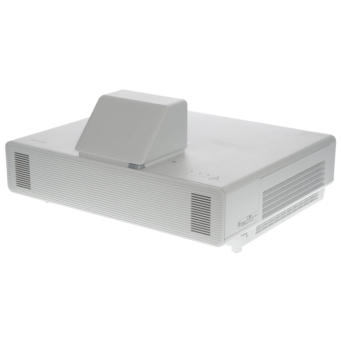 【中古品】EPSON EB-800F ビジネスプロジェクター(超短焦点壁掛け対応モデル/レーザー光源/5000lm/Full HD/ホワイトモデル)