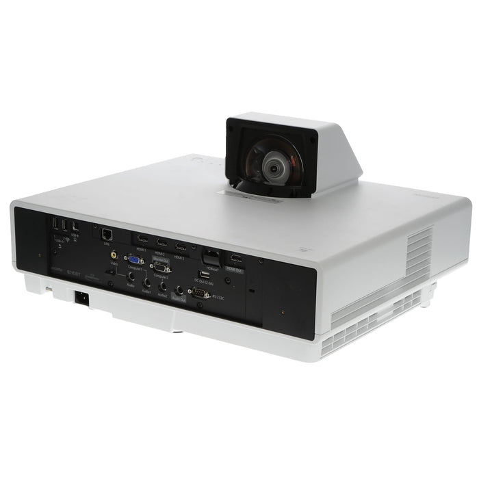 【中古品】EPSON EB-800F ビジネスプロジェクター(超短焦点壁掛け対応モデル/レーザー光源/5000lm/Full HD/ホワイトモデル)