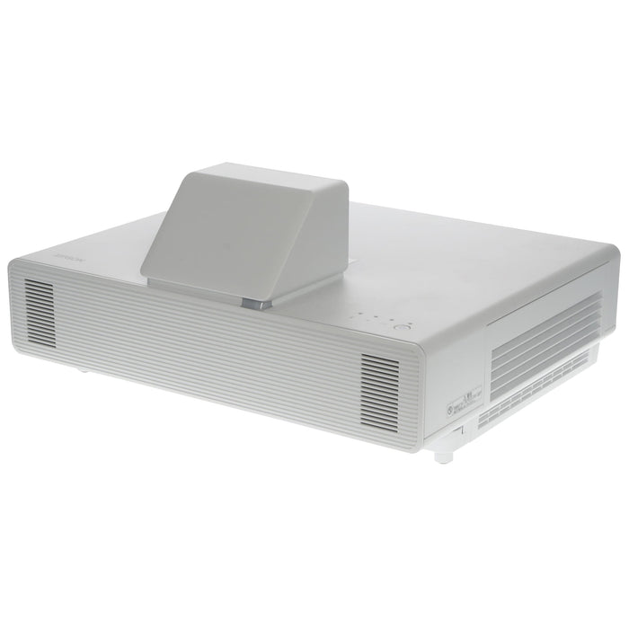 【中古品】EPSON EB-800F ビジネスプロジェクター(超短焦点壁掛け対応モデル/レーザー光源/5000lm/Full HD/ホワイトモデル)