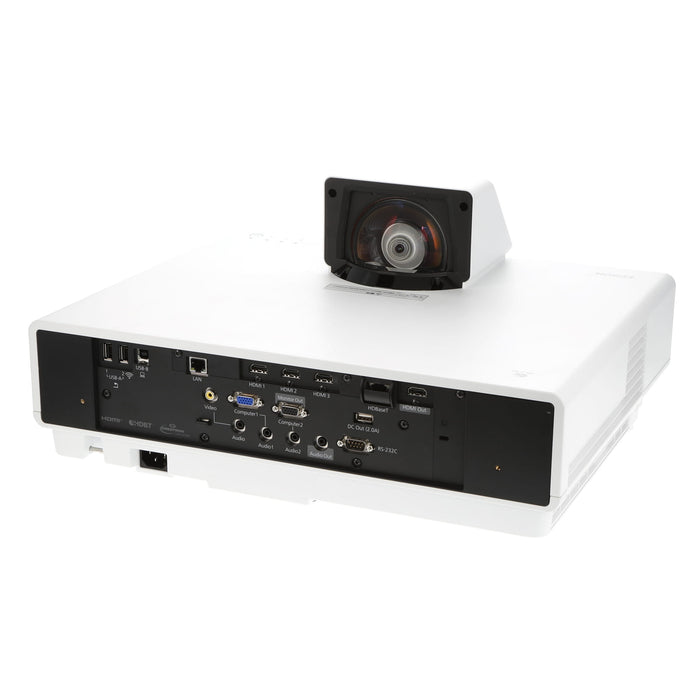 【中古品】EPSON EB-800F ビジネスプロジェクター(超短焦点壁掛け対応モデル/レーザー光源/5000lm/Full HD/ホワイトモデル)