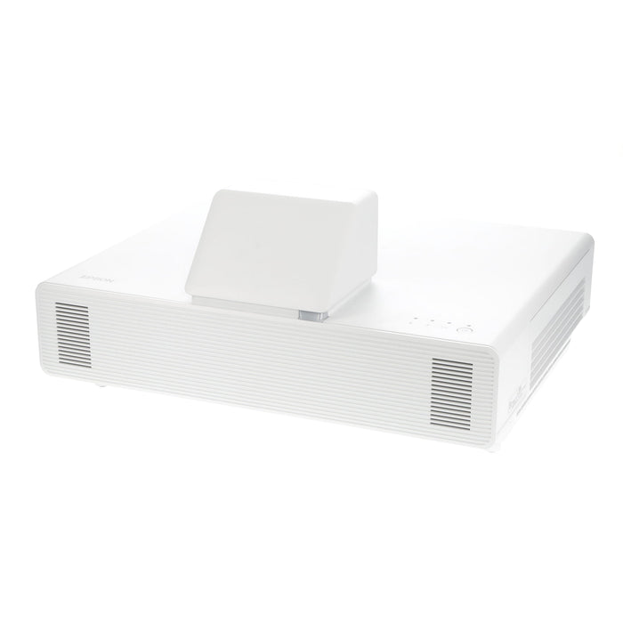 【中古品】EPSON EB-800F ビジネスプロジェクター(超短焦点壁掛け対応モデル/レーザー光源/5000lm/Full HD/ホワイトモデル)