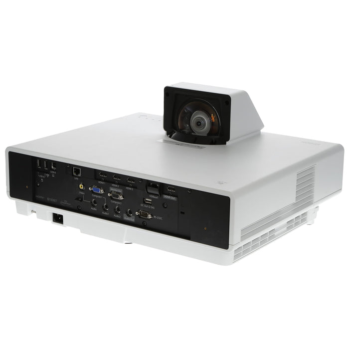【中古品】EPSON EB-800F ビジネスプロジェクター(超短焦点壁掛け対応モデル/レーザー光源/5000lm/Full HD/ホワイトモデル)