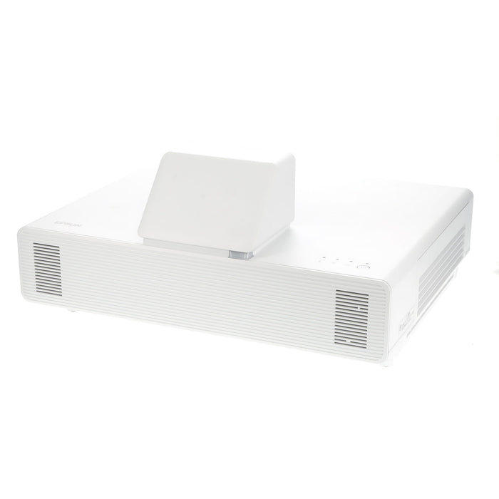 【中古品】EPSON EB-800F ビジネスプロジェクター(超短焦点壁掛け対応モデル/レーザー光源/5000lm/Full HD/ホワイトモデル)
