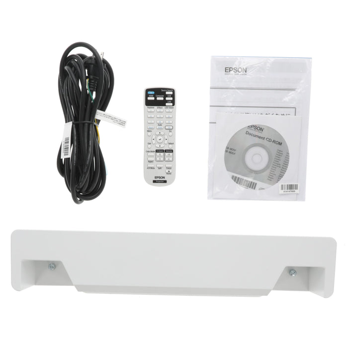 【中古品】EPSON EB-800F ビジネスプロジェクター(超短焦点壁掛け対応モデル/レーザー光源/5000lm/Full HD/ホワイトモデル)