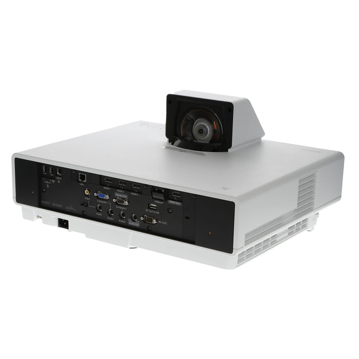 【中古品】EPSON EB-800F ビジネスプロジェクター(超短焦点壁掛け対応モデル/レーザー光源/5000lm/Full HD/ホワイトモデル)