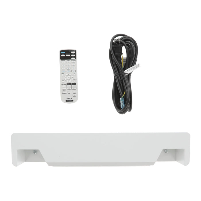 【中古品】EPSON EB-800F ビジネスプロジェクター(超短焦点壁掛け対応モデル/レーザー光源/5000lm/Full HD/ホワイトモデル)