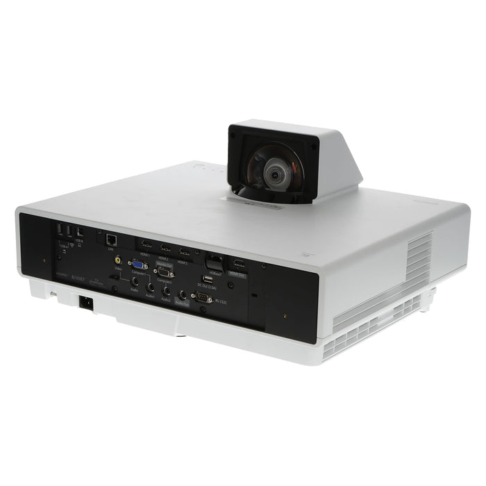 【中古品】EPSON EB-800F ビジネスプロジェクター(超短焦点壁掛け対応モデル/レーザー光源/5000lm/Full HD/ホワイトモデル)