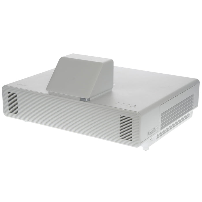 【中古品】EPSON EB-800F ビジネスプロジェクター(超短焦点壁掛け対応モデル/レーザー光源/5000lm/Full HD/ホワイトモデル)