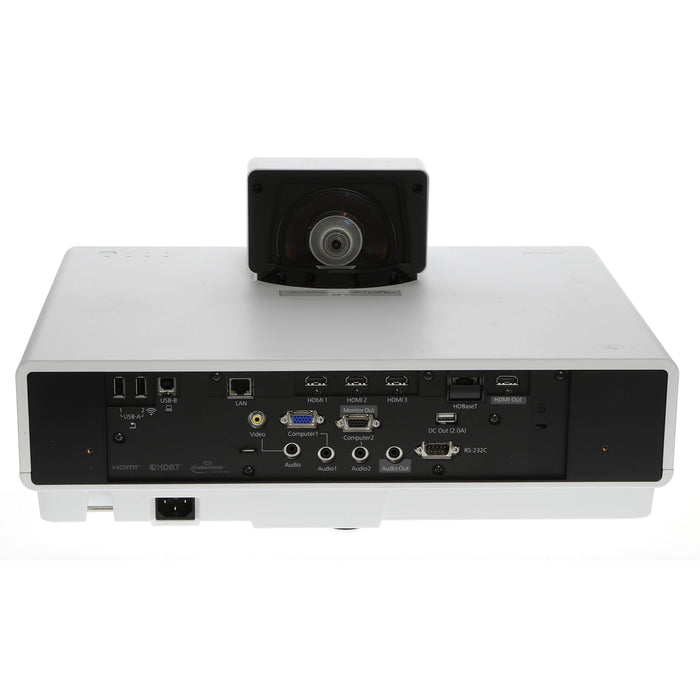 【中古品】EPSON EB-800F ビジネスプロジェクター(超短焦点壁掛け対応モデル/レーザー光源/5000lm/Full HD/ホワイトモデル)