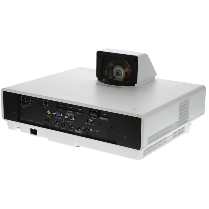 【中古品】EPSON EB-800F ビジネスプロジェクター(超短焦点壁掛け対応モデル/レーザー光源/5000lm/Full HD/ホワイトモデル)